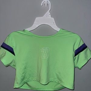 ZARA Girls Green And Purple Crop Top Size 9-10